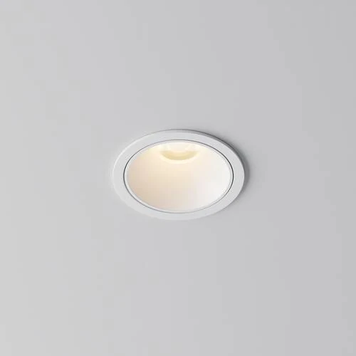 Встраиваемый светильник Downlight Alfa LED 10W, 3000K, Белый (Maytoni Technical, DL043-01-10W3K-RD-W-1) - Amppa.ru