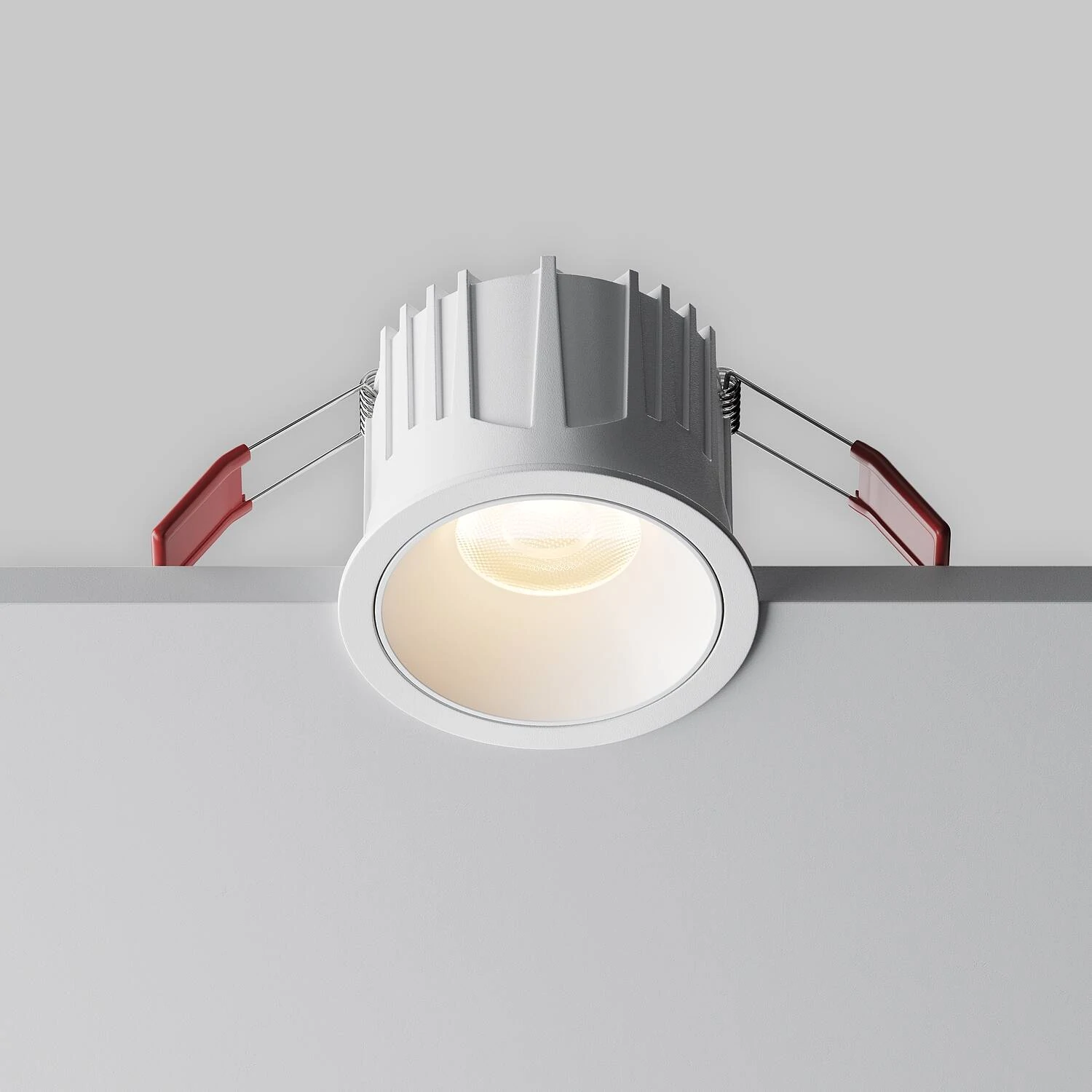 Встраиваемый светильник Downlight Alfa LED 15W, 3000K, Белый (Maytoni Technical, DL043-01-15W3K-RD-W-1) - Amppa.ru