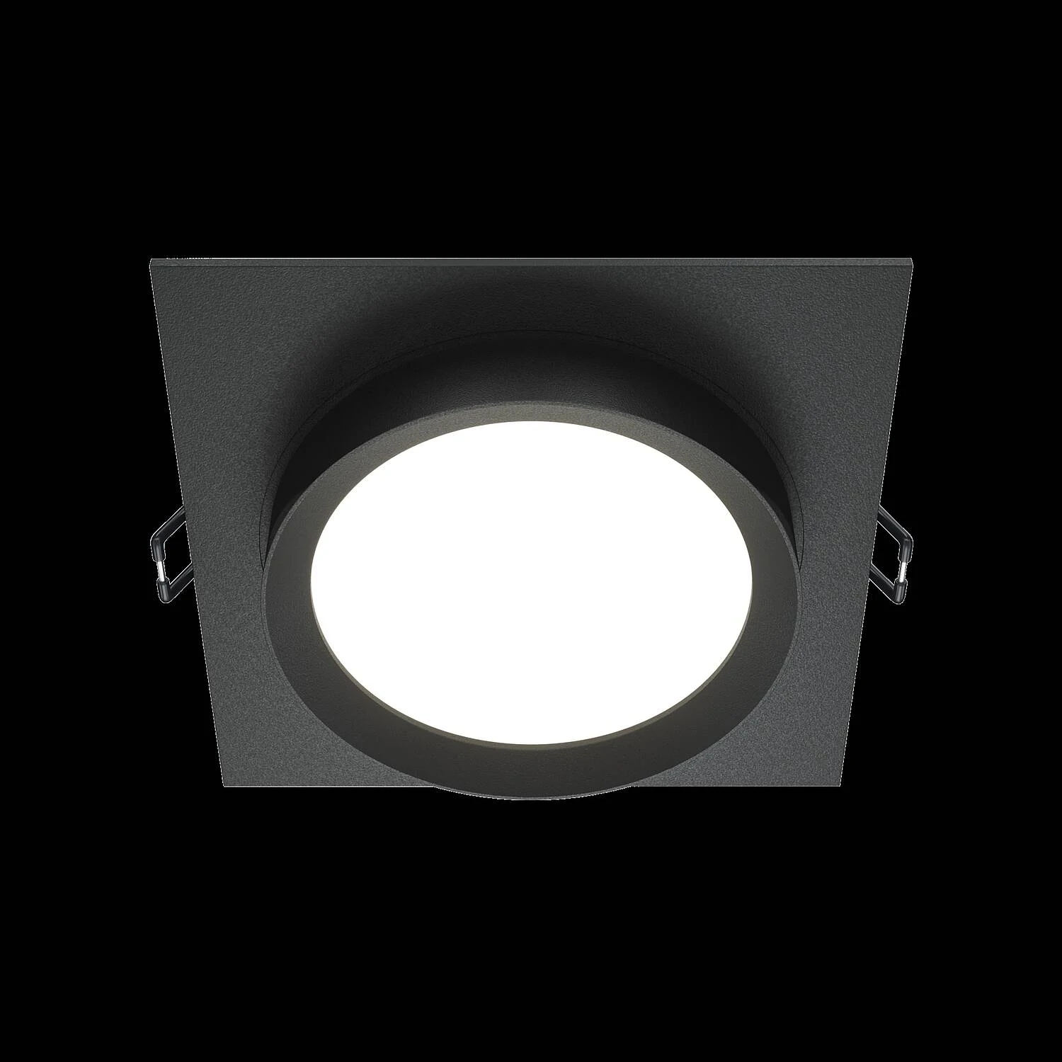 Встраиваемый светильник Downlight Hoop, 1xGX53 Черный (Maytoni Technical, DL086-GX53-SQ-B) - Amppa.ru