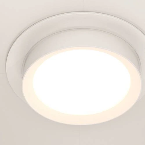 Встраиваемый светильник Downlight Hoop, 1xGX53 Белый (Maytoni Technical, DL086-GX53-RD-W) - Amppa.ru