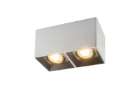 DK3035-WB Светильник накладной IP 20, 10 Вт, GU5.3, LED, белый/черный, пластик