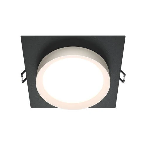 Встраиваемый светильник Downlight Hoop, 1xGX53 Черно-белый (Maytoni Technical, DL086-GX53-SQ-BW) - Amppa.ru