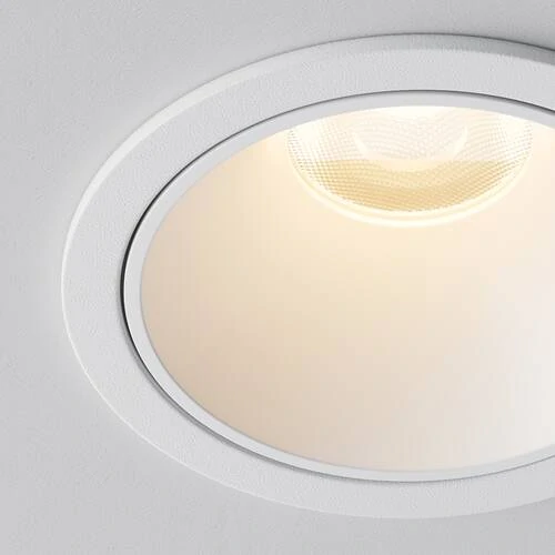 Встраиваемый светильник Downlight Alfa LED 10W, 3000K, Белый (Maytoni Technical, DL043-01-10W3K-RD-W-1) - Amppa.ru