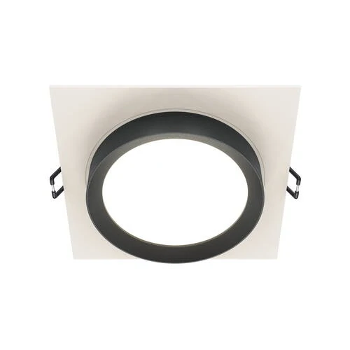 Встраиваемый светильник Downlight Hoop, 1xGX53 Бело-черный (Maytoni Technical, DL086-GX53-SQ-WB) - Amppa.ru