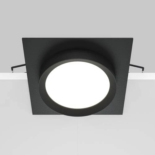 Встраиваемый светильник Downlight Hoop, 1xGX53 Черный (Maytoni Technical, DL086-GX53-SQ-B) - Amppa.ru