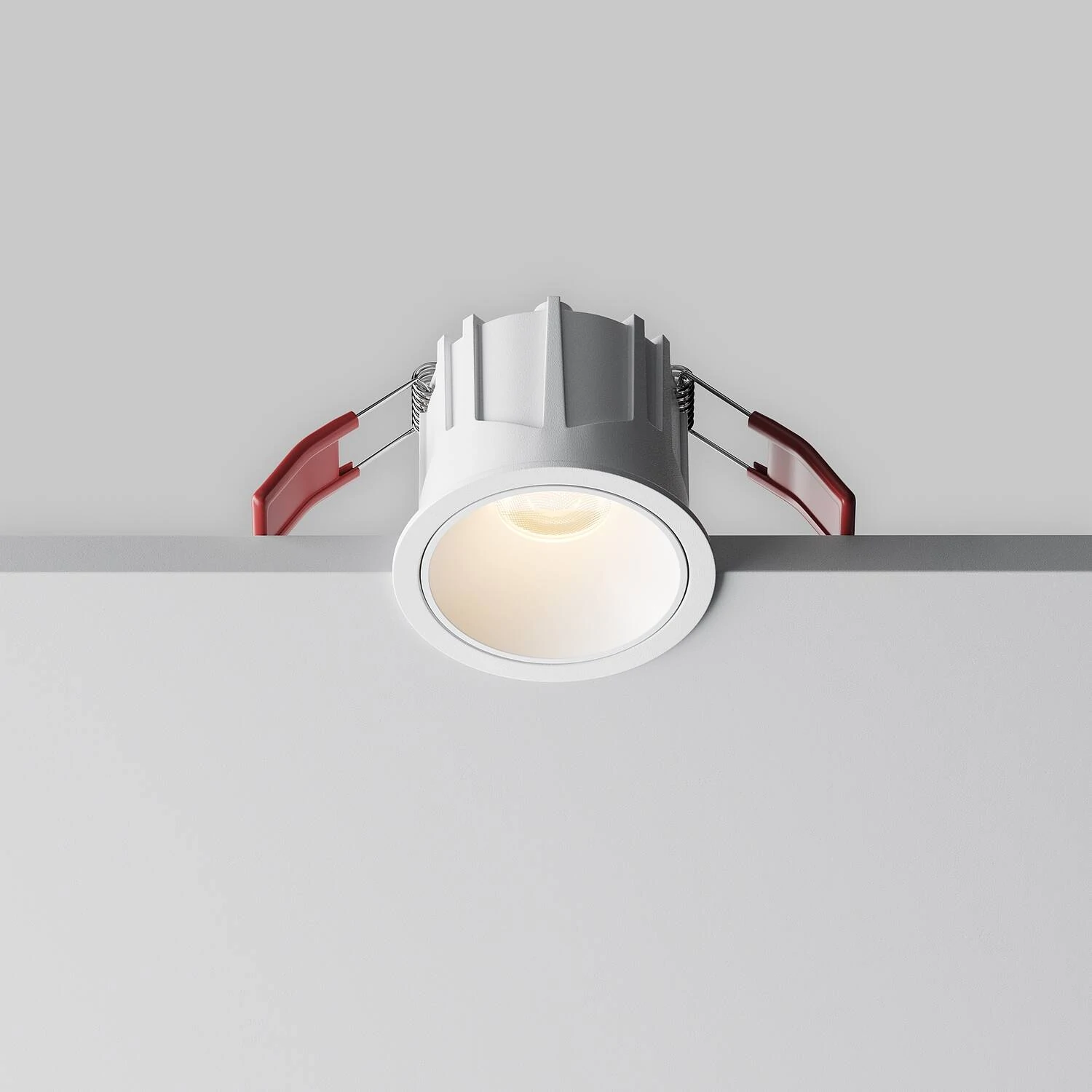 Встраиваемый светильник Downlight Alfa LED 10W, 3000K, Белый (Maytoni Technical, DL043-01-10W3K-RD-W-1) - Amppa.ru