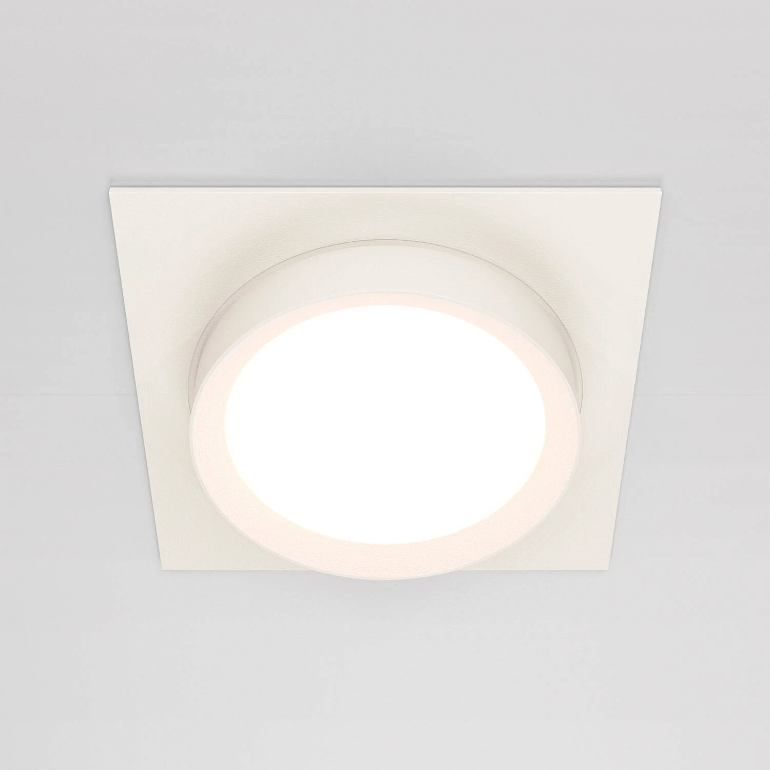 Встраиваемый светильник Downlight Hoop, 1xGX53 Белый (Maytoni Technical, DL086-GX53-SQ-W) - Amppa.ru