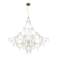 *SL6601.213.114 Светильник подвесной ST-Luce Золотистый/Прозрачный LED 114*0,5W 3000K