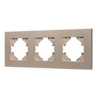 Рамка пластиковая FRM-PERIO-PL-3-GD (Arlight, -)