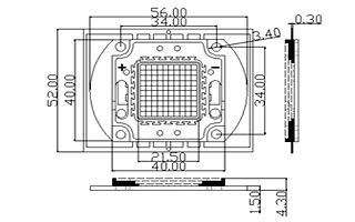 Мощный светодиод ARPL-30W-EPA-5060-PW (1050mA) (Arlight