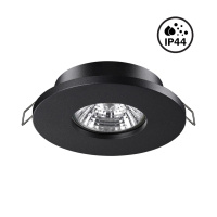 Светильник Встраиваемый Влагозащищенный Aqua Spot, 1xGU10, Черный (Novotech, 370801)