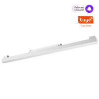 Трековый Смарт-светильник Диммир. Со Сменой Цв.температуры (управление - Пульт Ду/tuya Smart Life) Flum Shino, Led, Белый (Novotech, 359630)