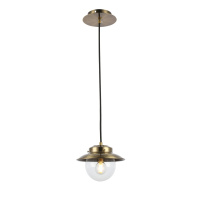 SLE110103-01 Светильник подвесной Античная бронза/Прозрачный E14 1*40W GARONNI