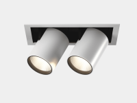 Светильник светодиодный потолочный встраиваемый поворотно-выдвижной, серия SPL, Ч/Б, 25Вт, IP20, Нейтральный белый (4000К), SPL-SQ2-25-NW, 3400 (00-00003441, DesignLed)