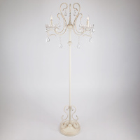 Торшер с хрусталем белый 12205/3F белый (Eurosvet, 00000059684)