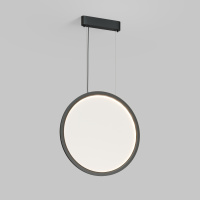 DK6606-BK Подвесной вертикальный светильник Veil со светодиодом H1700 d600 220V 48W 3000-6000K IP20 черный алюминий