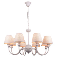 Подвесная люстра Lgo LSP-0541, 8xE27, Белый и Белый (Lussole, LSP-8033)